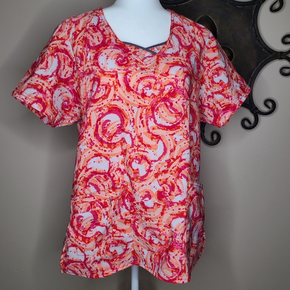 Wonderwink Womens Scrub top large Pink